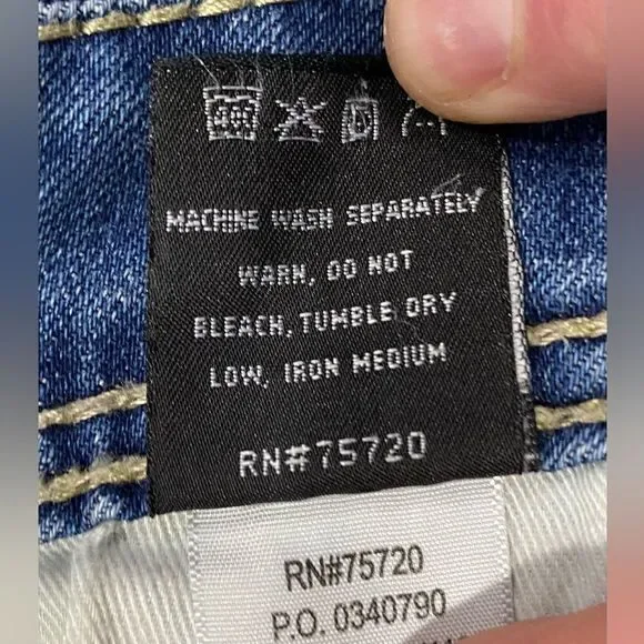 Buckle Black 24x32 Skinny Stretch Low Rise Denim Jeans Size EUC - Picture 6 of 10